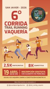 🏃‍♂️⛰️ ¡Prepárate para la 6° Corrida Trail Running Vaquería 2026!
